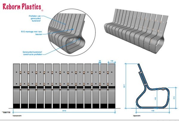 Tekening Circulaire bank Copacabana