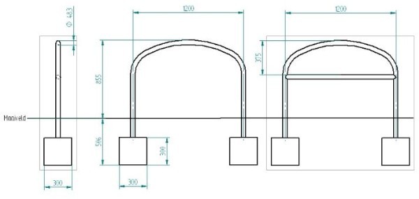 Tekening Fietsleunhek Twine